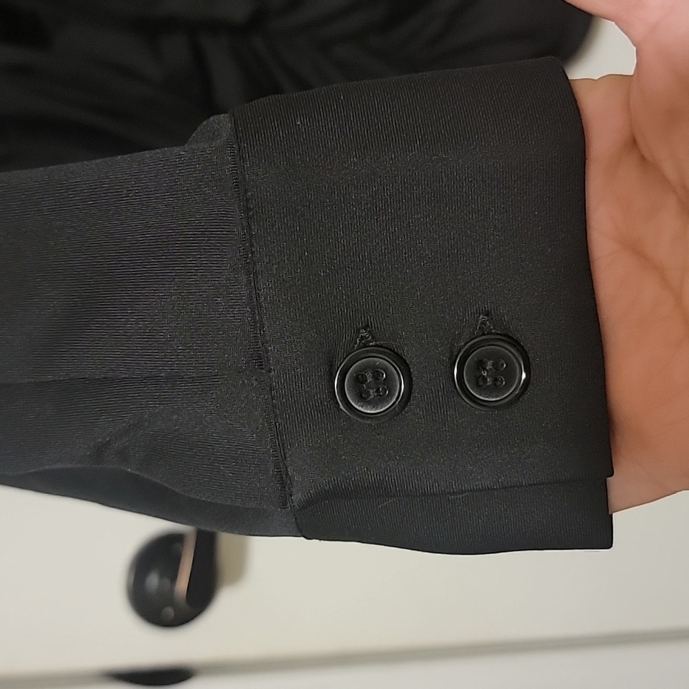 HALARA XL Black Shirt Dress - Picture 4 of 6